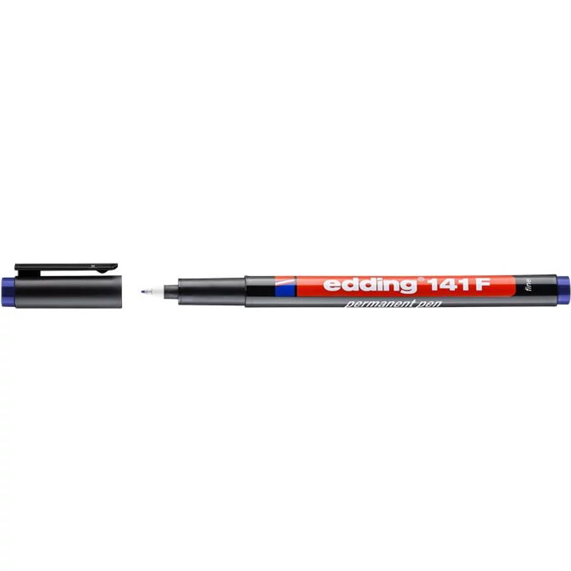 Alkoholos marker, OHP, 0,6 mm, EDDING "141 F", kék
