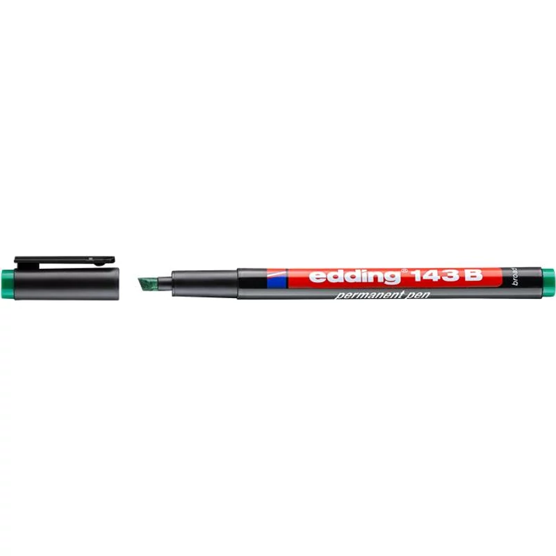 Alkoholos marker, OHP, 1 mm, EDDING "143 B", zöld