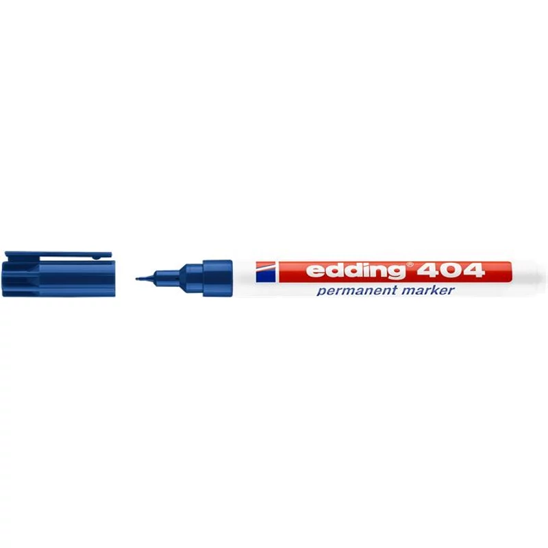 Alkoholos marker, 0,75 mm, kúpos, EDDING "404", kék