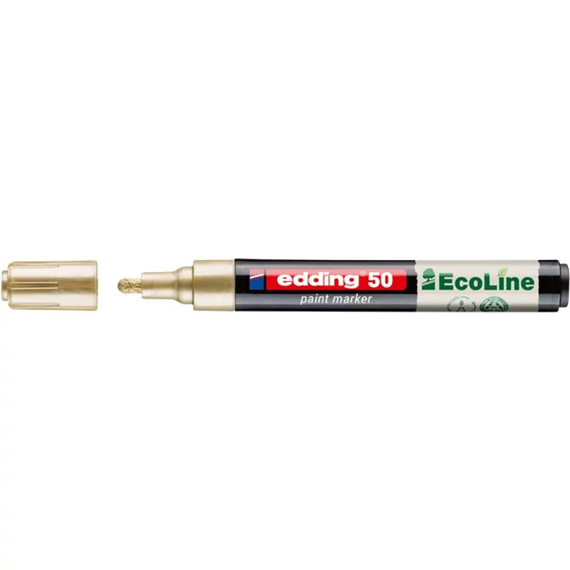 Lakkmarker, 2-3 mm, EDDING "50", arany,Lakkmarker, 2-3 mm, EDDING "50", arany