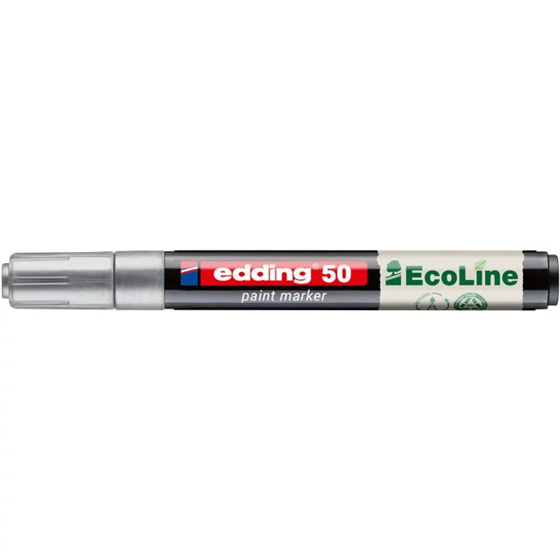 Lakkmarker, 2-3 mm, EDDING "50", ezüst