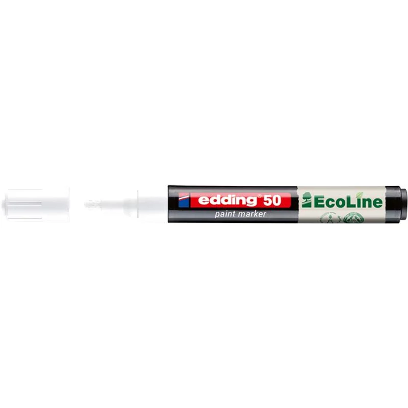 Lakkmarker, 2-3 mm, EDDING "50", fehér,Lakkmarker, 2-3 mm, EDDING "50", fehér