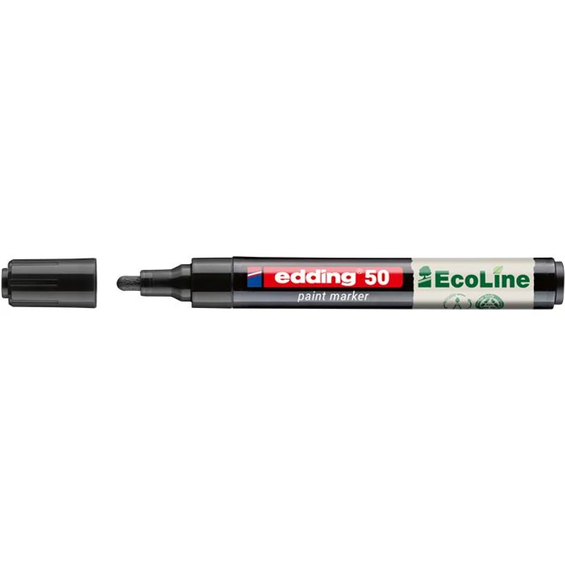 Lakkmarker, 2-3 mm, EDDING "50", fekete,Lakkmarker, 2-3 mm, EDDING "50", fekete