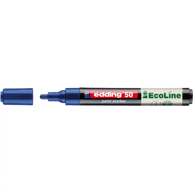 Lakkmarker, 2-3 mm, EDDING "50", kék,Lakkmarker, 2-3 mm, EDDING "50", kék