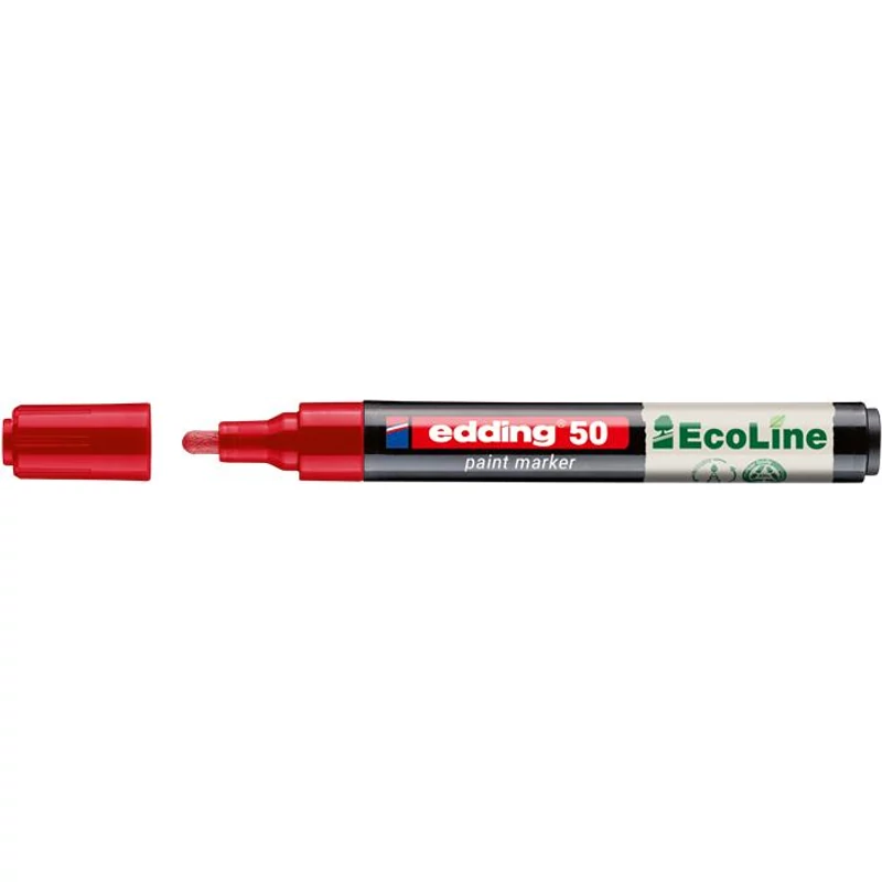 Lakkmarker, 2-3 mm, EDDING "50", piros,Lakkmarker, 2-3 mm, EDDING "50", piros