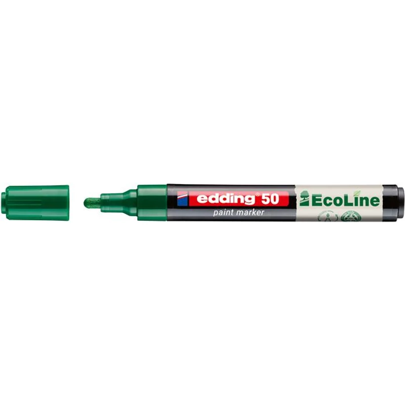 Lakkmarker, 2-3 mm, EDDING "50", zöld,Lakkmarker, 2-3 mm, EDDING "50", zöld