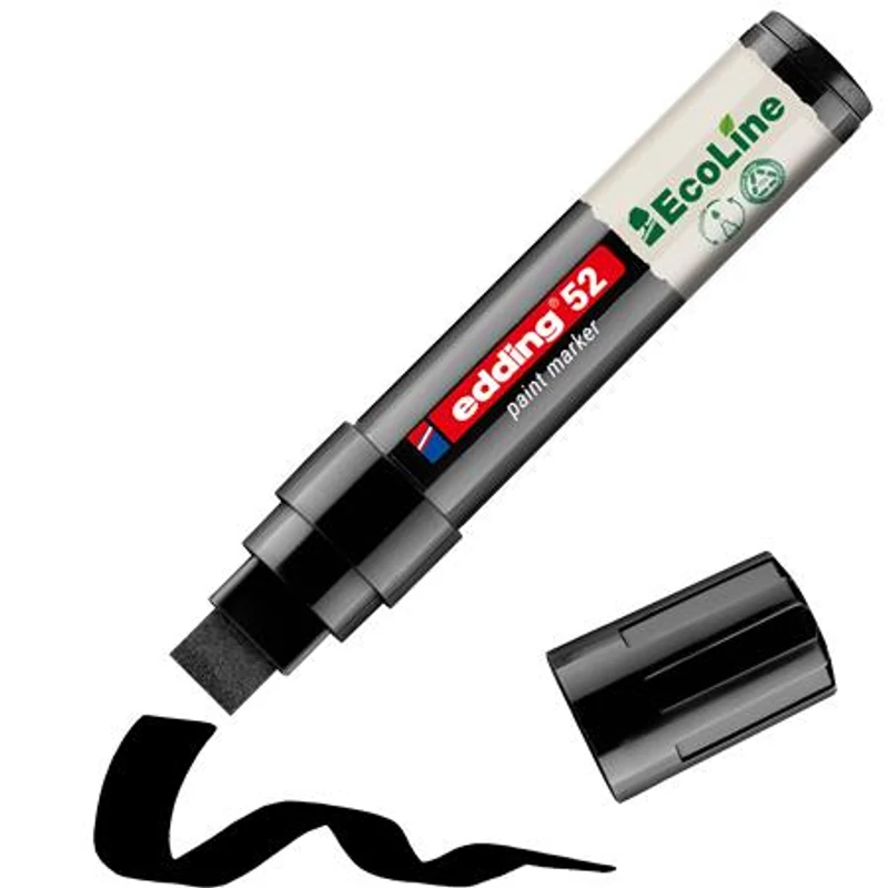 Lakkmarker, 4-15 mm, EDDING "52", fekete