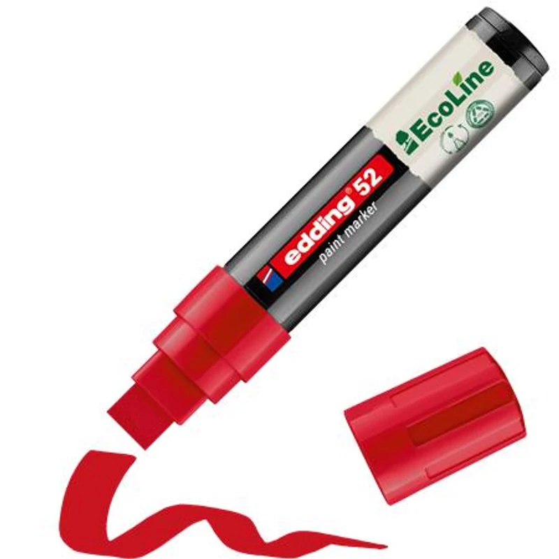 Lakkmarker, 4-15 mm, EDDING "52", piros