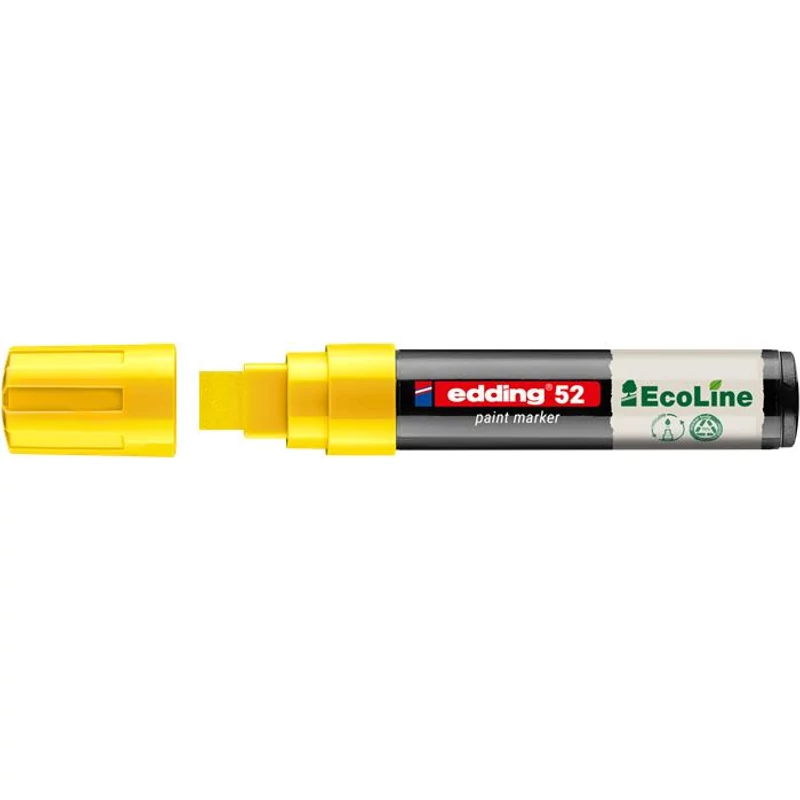 Lakkmarker, 4-15 mm, EDDING "52", sárga,Lakkmarker, 4-15 mm, EDDING "52", sárga