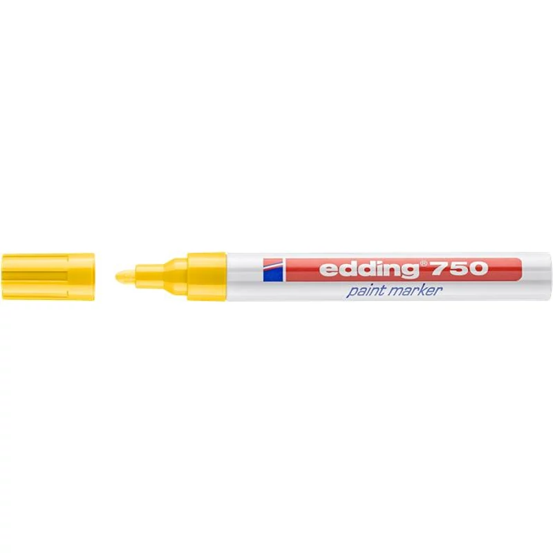 Lakkmarker, 2-4 mm, EDDING "750", sárga