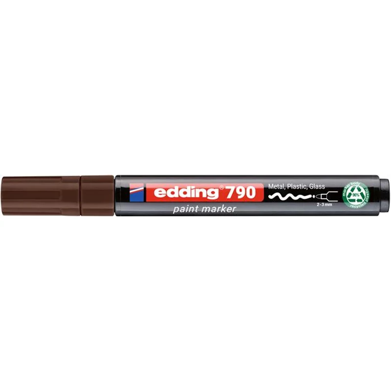 Lakkmarker, 2-3 mm, PCR, EDDING "790", barna