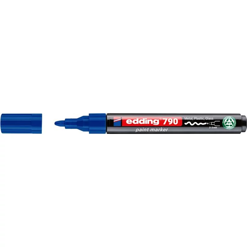 Lakkmarker, 2-3 mm, PCR, EDDING "790", kék