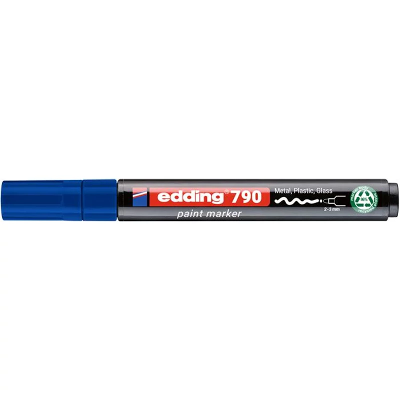 Lakkmarker, 2-3 mm, PCR, EDDING "790", kék