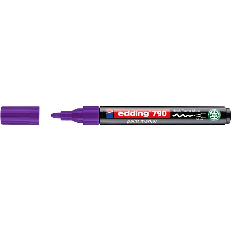 Lakkmarker, 2-3 mm, PCR, EDDING "790", lila