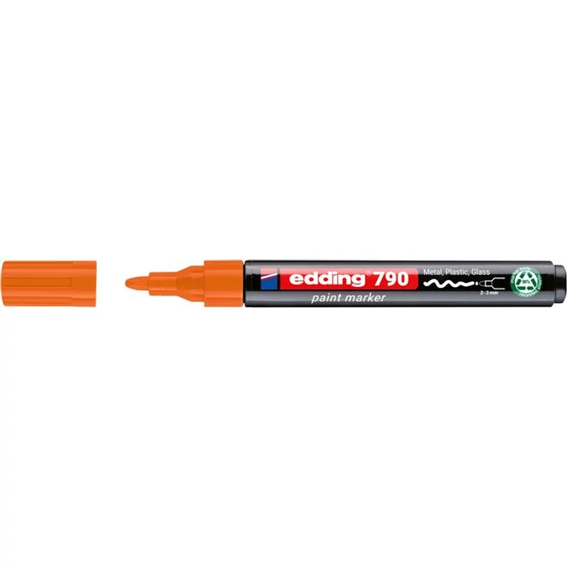 Lakkmarker, 2-3 mm, PCR, EDDING "790", narancs