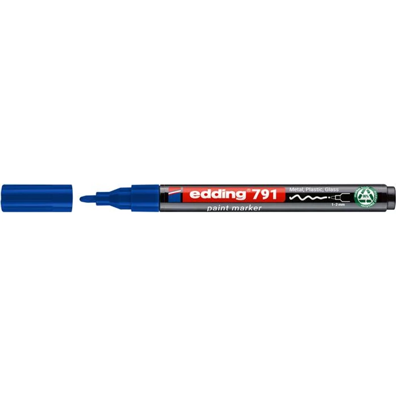 Lakkmarker, 1-2 mm, PCR, EDDING "791", kék