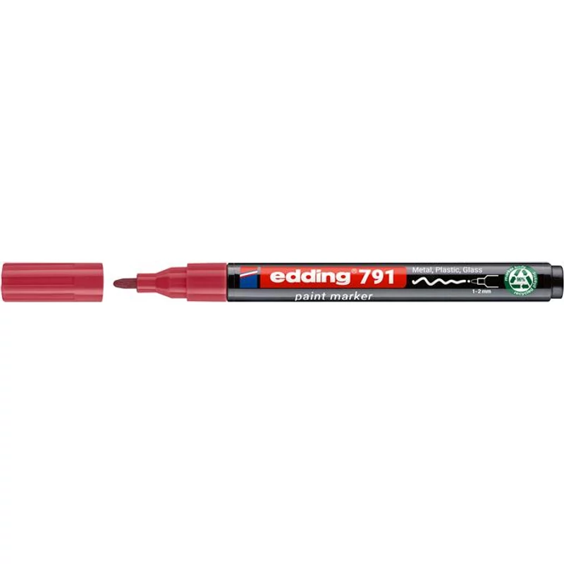 Lakkmarker, 1-2 mm, PCR, EDDING "791", rózsaszín