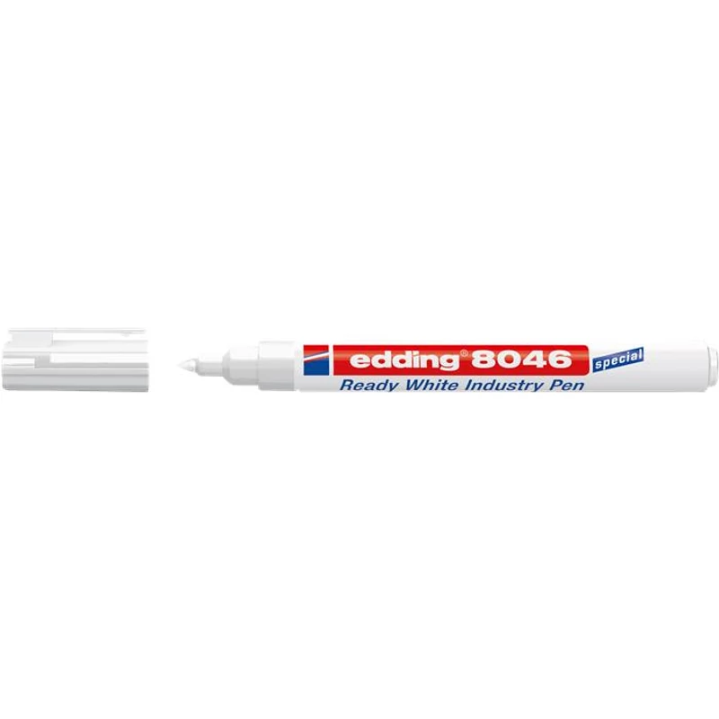 Alkoholos marker, 1-3 mm, kúpos, ipari, EDDING "8046", fehér,Alkoholos marker, 1-3 mm, kúpos, ipari, EDDING "8046", fehér,Alkoholos marker, 1-3 mm, kúpos, ipari, EDDING "8046", fehér,Alkoholos marker, 1-3 mm, kúpos, ipari, EDDING "8046", fehér