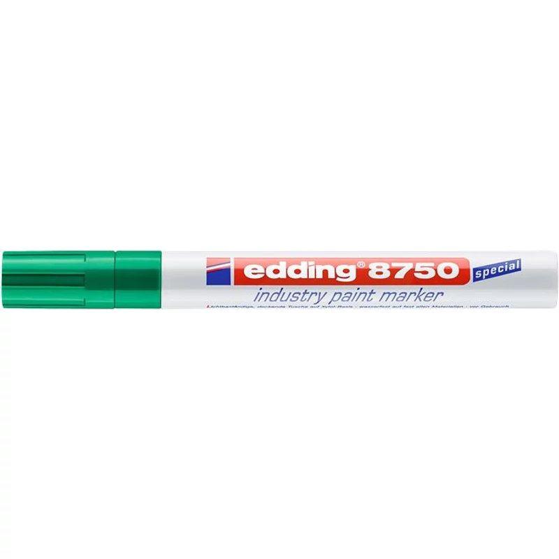 Lakkmarker, 2-4 mm, EDDING, "8750", zöld