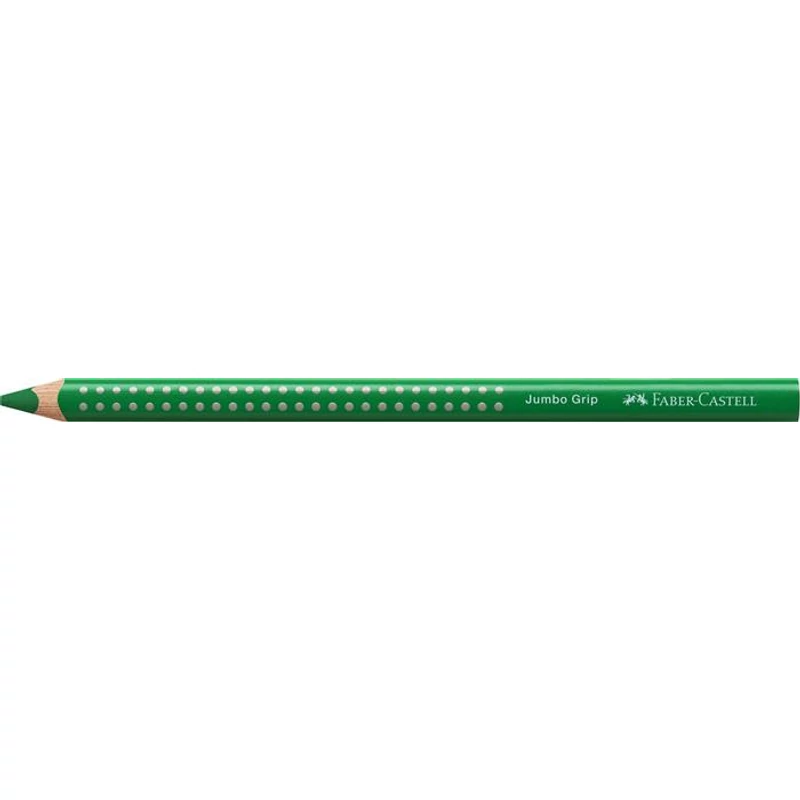 Színes ceruza, háromszögletű, FABER-CASTELL "Grip 2001 Jumbo", zöld