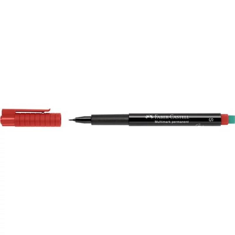 Alkoholos marker, OHP, 0,4 mm, FABER-CASTELL "Multimark 1523", piros,Alkoholos marker, OHP, 0,4 mm, FABER-CASTELL "Multimark 1523", piros