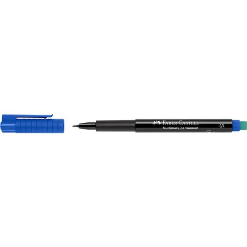 Alkoholos marker, OHP, 0,4 mm, FABER-CASTELL "Multimark 1523", kék,Alkoholos marker, OHP, 0,4 mm, FABER-CASTELL "Multimark 1523", kék