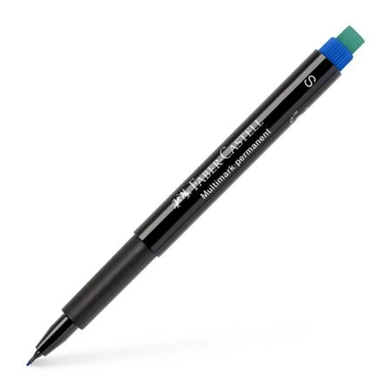 Alkoholos marker, OHP, 0,4 mm, FABER-CASTELL "Multimark 1523", kék