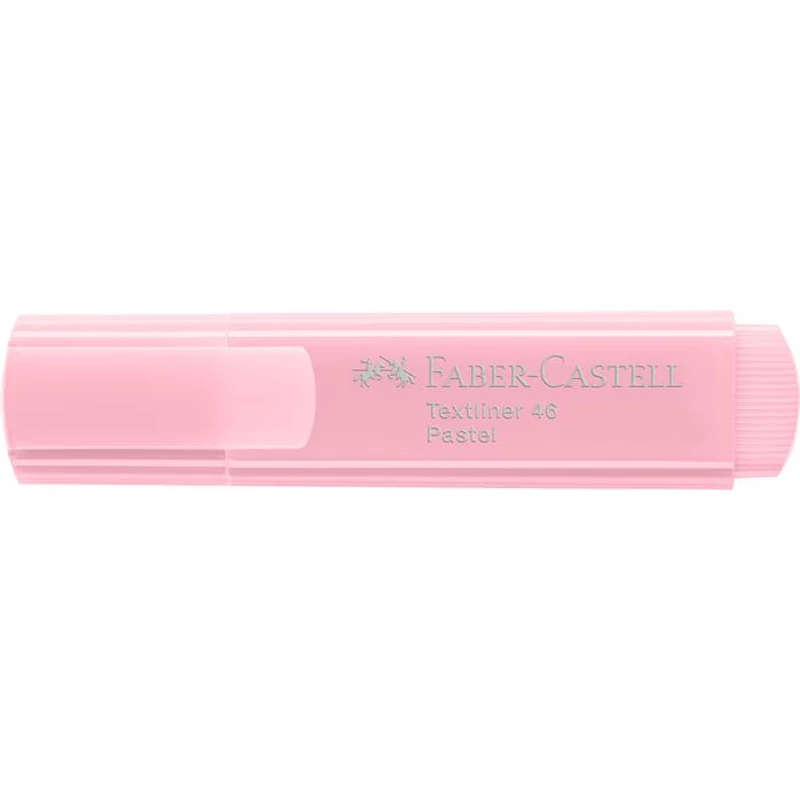 Szövegkiemelő, 1-5 mm, FABER-CASTELL "1546 Pastel", pasztell rózsaszín