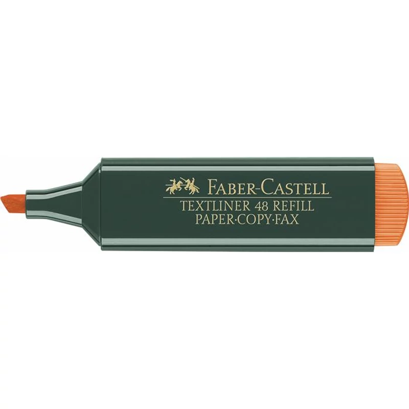 Szövegkiemelő, 1-5 mm, FABER-CASTELL, "Textliner 48", narancs