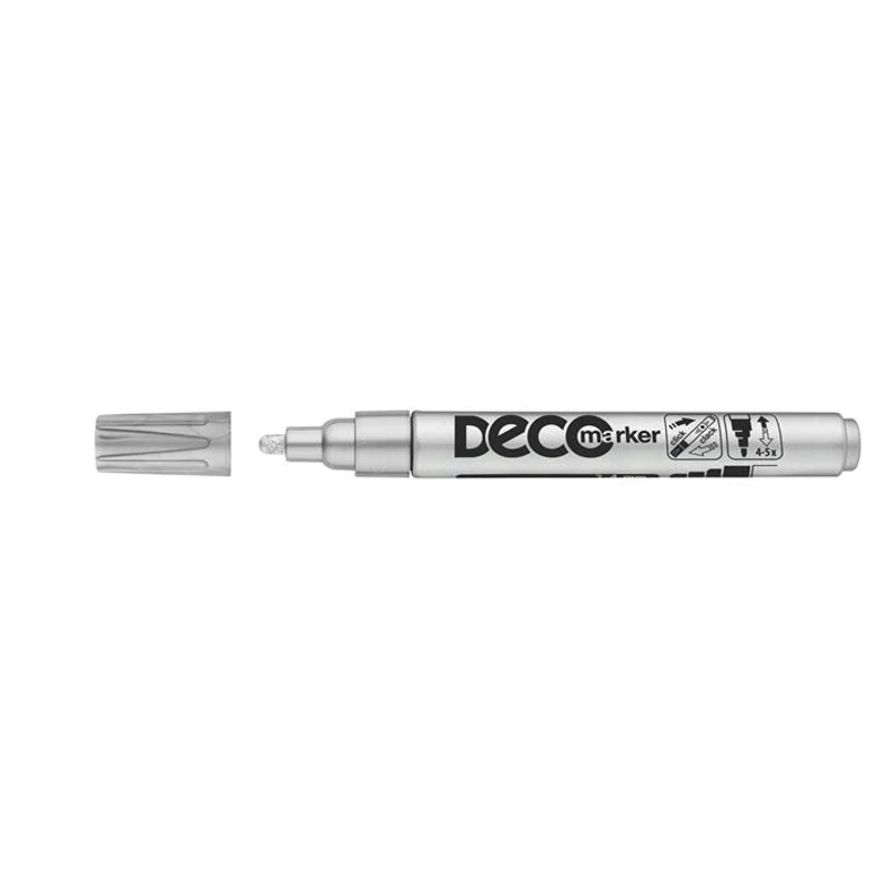 Lakkmarker, 2-4 mm, ICO "Decomarker" ezüst