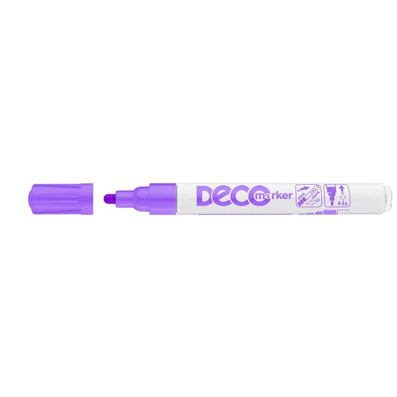 Lakkmarker, 2-4 mm, ICO "Decomarker" lila