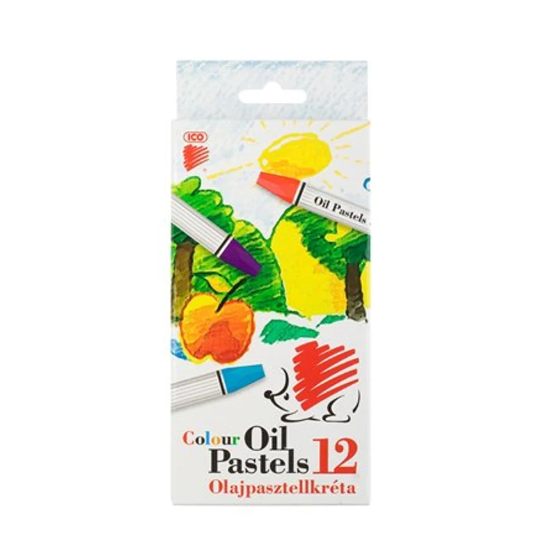 Olajpasztell kréta, ICO „Süni”, 12 különböző szín