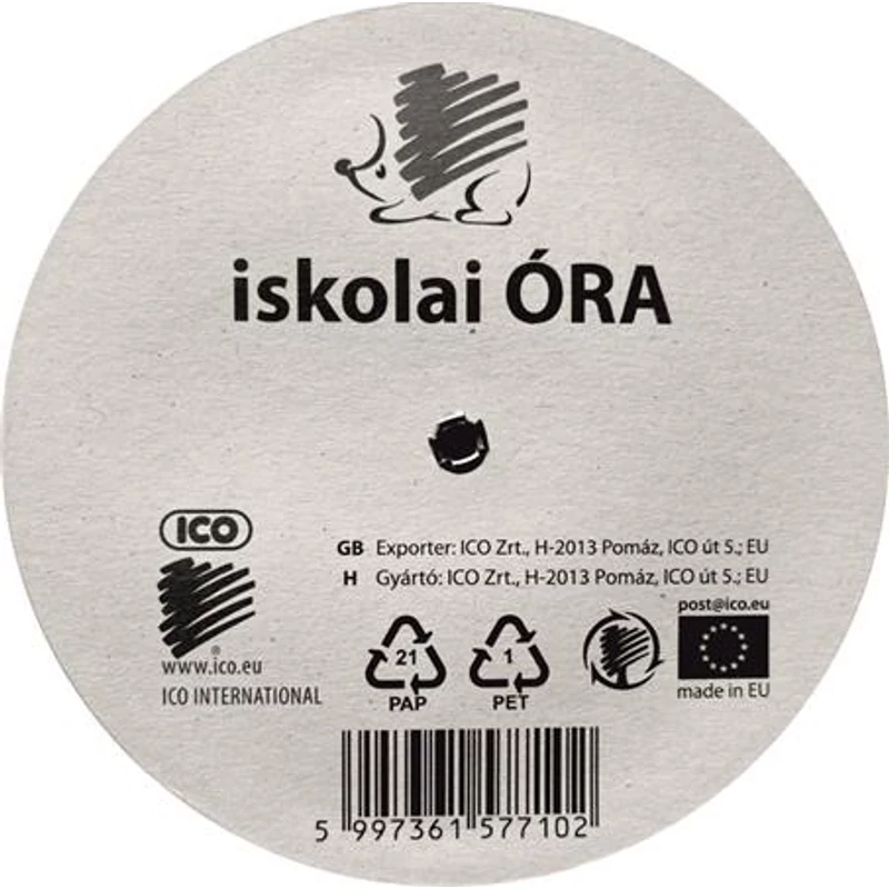 Iskolai óra, műanyag, ICO "Süni"