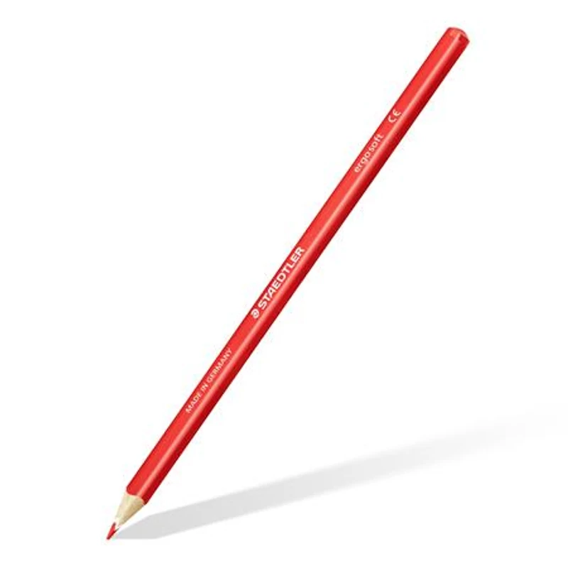 Színes ceruza készlet, háromszögletű, fémdobozos, STAEDTLER "Ergo Soft 157", 36 különböző szín