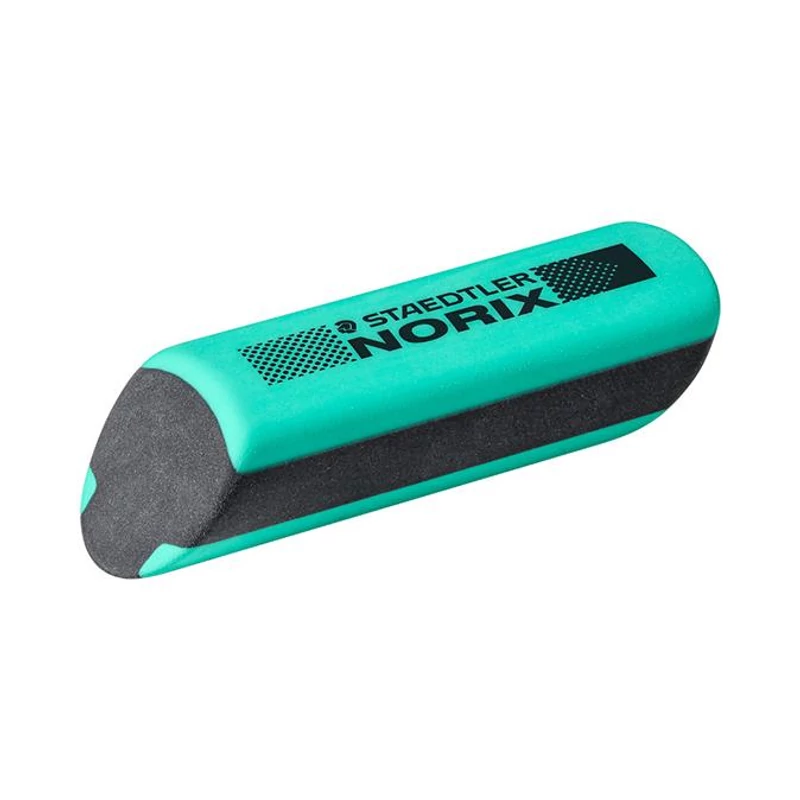 Grafitceruza készlet, hegyezővel, radírral, HB, STAEDTLER "Norix® 181", franciazöld