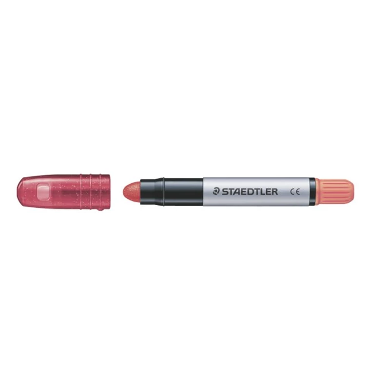 Zsírkréta, zselés, STAEDTLER "Noris 2390", 6 csillogó szín