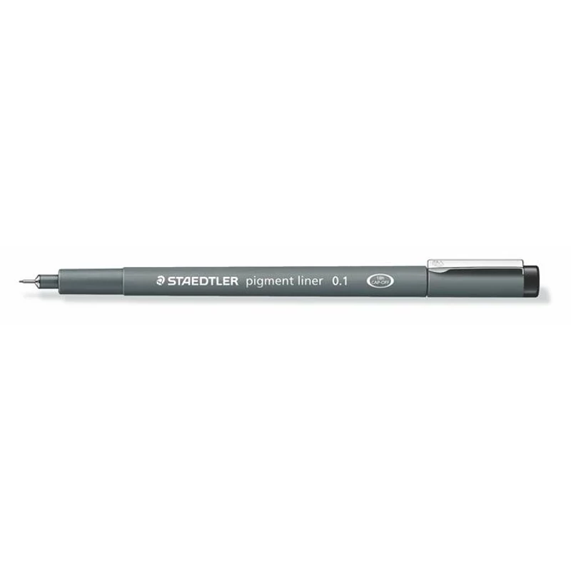 Tusfilc, 0,1 mm, STAEDTLER "Pigment Liner 308", fekete,Tusfilc, 0,1 mm, STAEDTLER "Pigment Liner 308", fekete