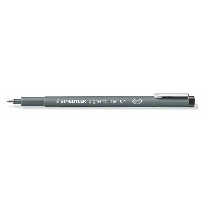 Tusfilc, 0,4 mm, STAEDTLER "Pigment Liner 308", fekete,Tusfilc, 0,4 mm, STAEDTLER "Pigment Liner 308", fekete