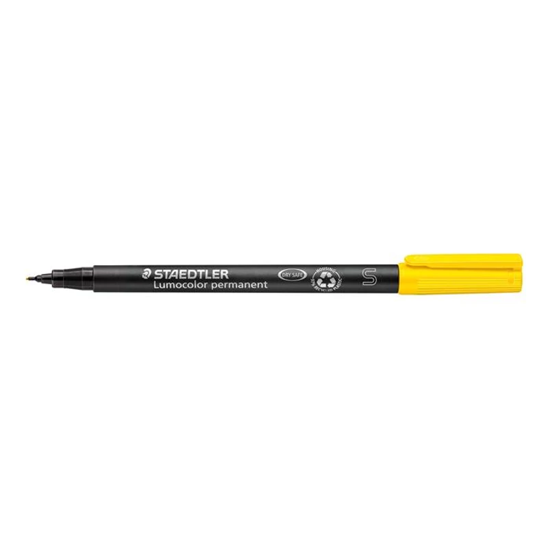 Alkoholos marker, OHP, 0,4 mm, STAEDTLER "Lumocolor® 313 S", sárga