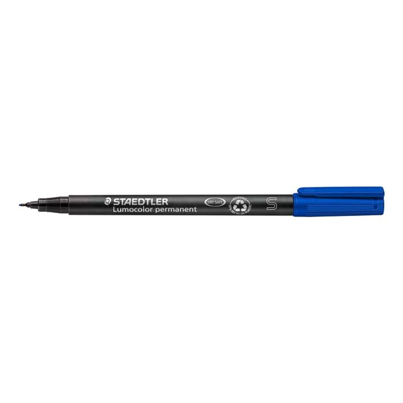 Alkoholos marker, OHP, 0,4 mm, STAEDTLER "Lumocolor® 313 S", kék