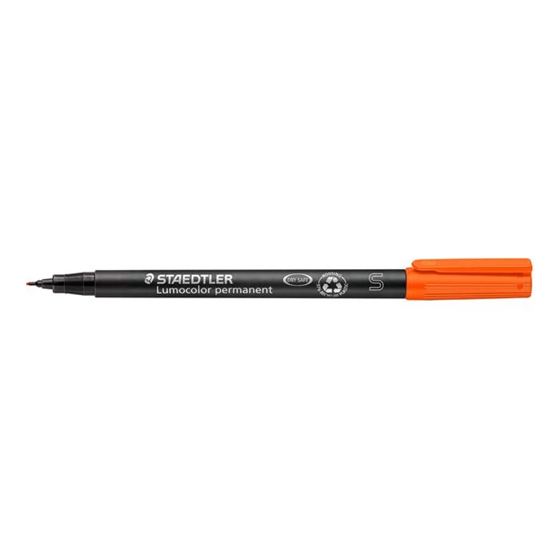 Alkoholos marker, OHP, 0,4 mm, STAEDTLER "Lumocolor® 313 S", narancssárga