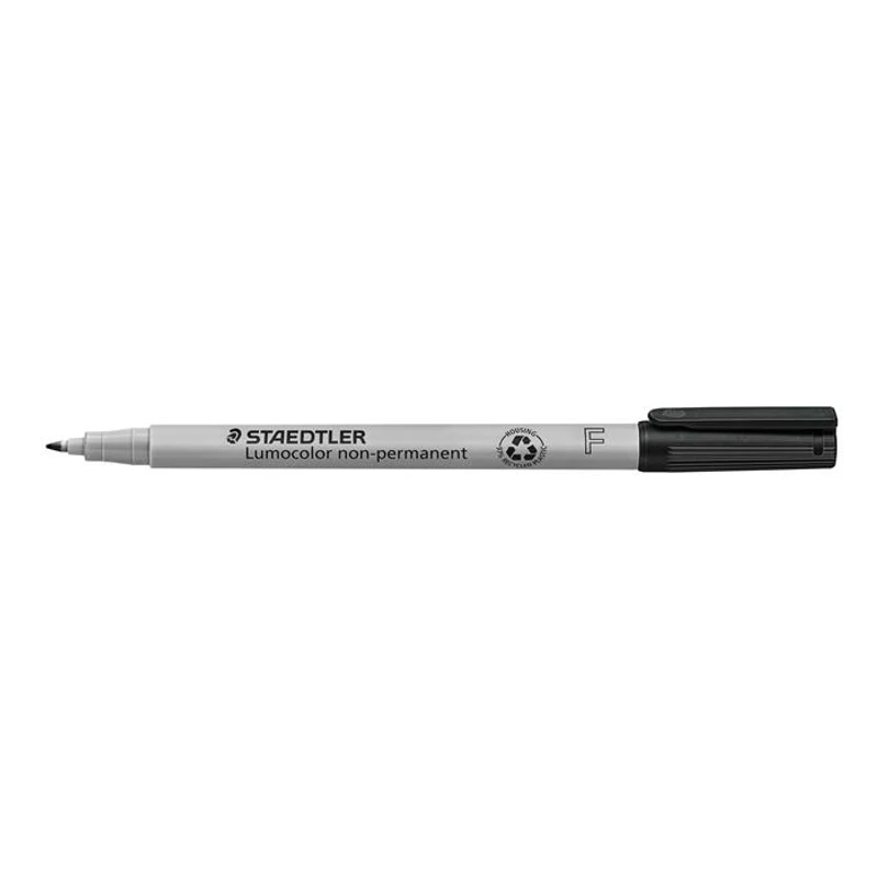 Alkoholmentes marker, OHP, 0,6 mm, STAEDTLER "Lumocolor® 316 F", fekete