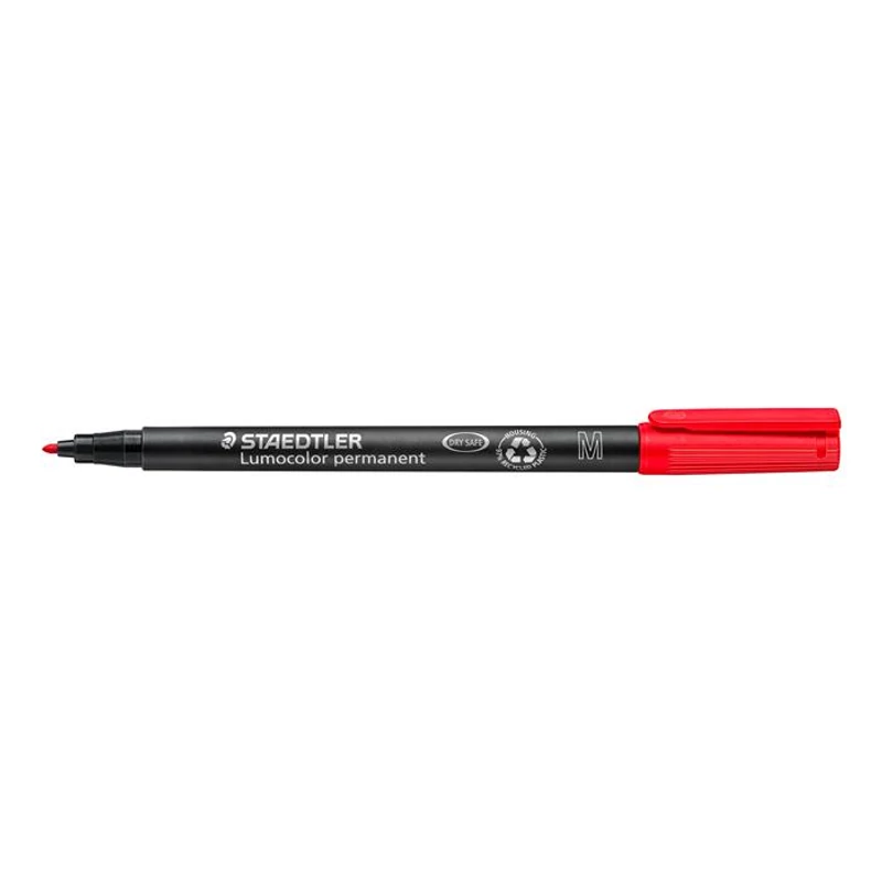 Alkoholos marker, OHP, 1 mm, STAEDTLER "Lumocolor® 317 M", piros