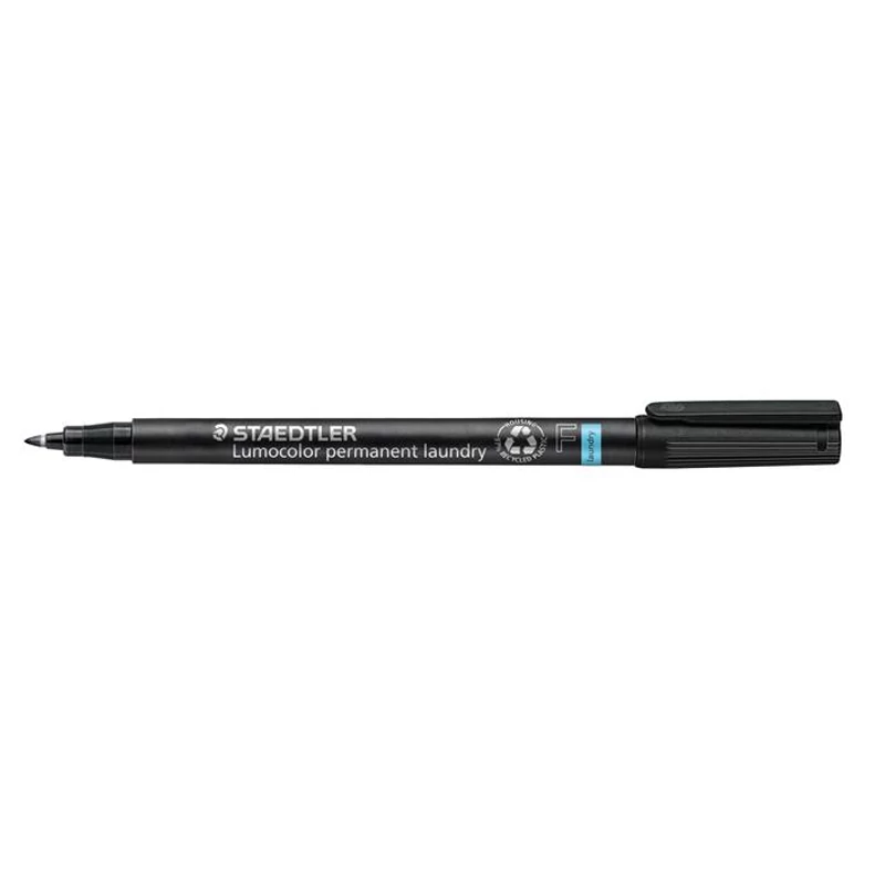Textil jelölő alkoholos marker, 0,6 mm, kúpos, STAEDTLER "Lumocolor® laundry 319 LM", fekete,Textil jelölő alkoholos marker, 0,6 mm, kúpos, STAEDTLER "Lumocolor® laundry 319 LM", fekete,Textil jelölő alkoholos marker, 0,6 mm, kúpos, STAEDTLER "Lumocolor® laundry 319 LM", fekete