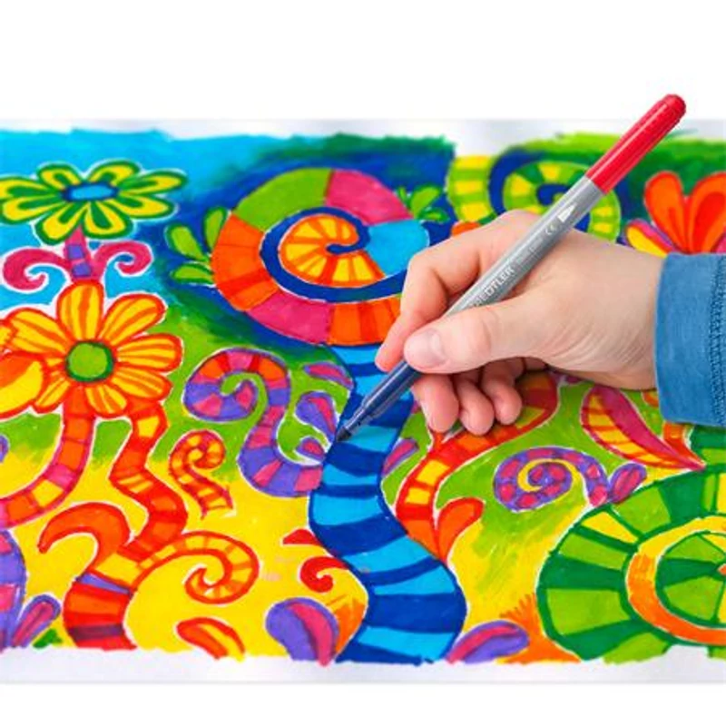 Filctoll készlet, 1 / 3 mm, kétvégű, STAEDTLER® "3280", 20 különböző szín