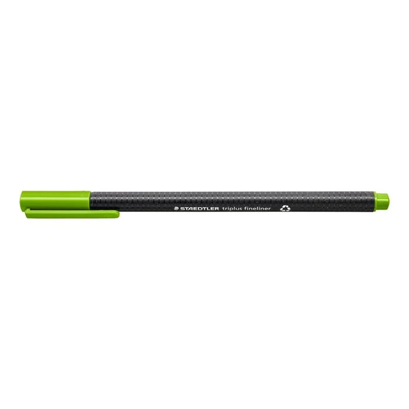 Tűfilc, 0,3 mm, STAEDTLER "Triplus 334", világoszöld