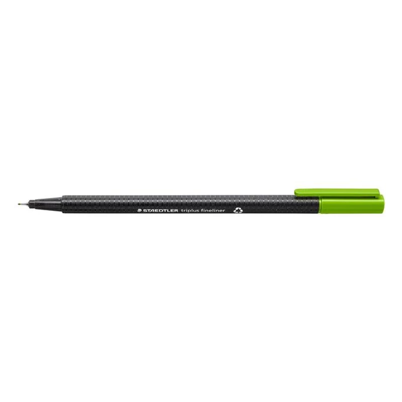 Tűfilc, 0,3 mm, STAEDTLER "Triplus 334", világoszöld