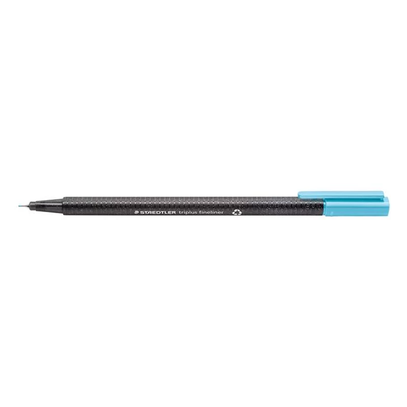 Tűfilc készlet feltekerhető tolltartóban vegyes színekben, 0,3 mm, STAEDTLER "Triplus® 334", 20 különböző szín
