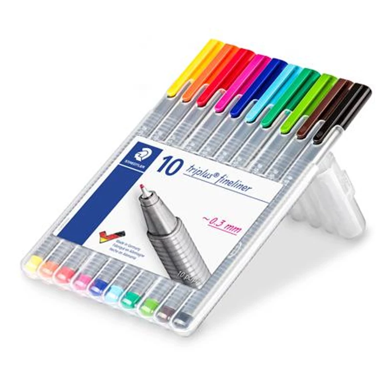 Tűfilc készlet, 0,3 mm, STAEDTLER "Triplus 334", 10 különböző szín,Tűfilc készlet, 0,3 mm, STAEDTLER "Triplus 334", 10 különböző szín,Tűfilc készlet, 0,3 mm, STAEDTLER "Triplus 334", 10 különböző szín,Tűfilc készlet, 0,3 mm, STAEDTLER "Triplus 334", 10 különböző szín