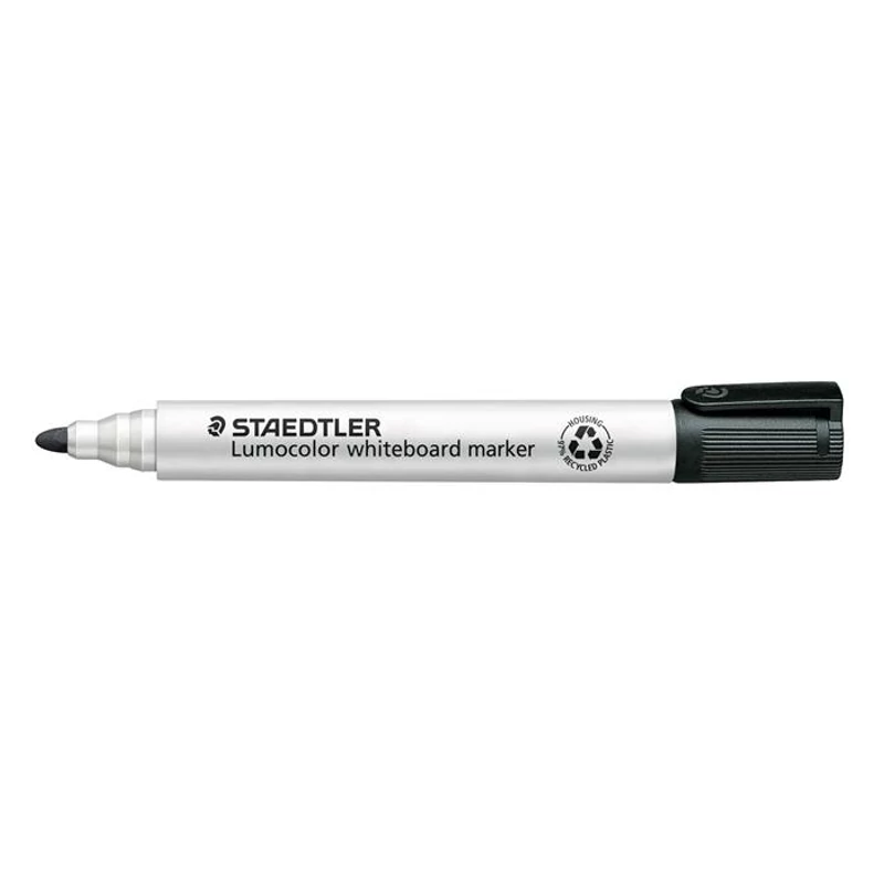 Táblamarker, 2 mm, kúpos, STAEDTLER "Lumocolor® 351", fekete,Táblamarker, 2 mm, kúpos, STAEDTLER "Lumocolor® 351", fekete